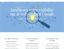 Tablet Screenshot of netlinking-fr.com